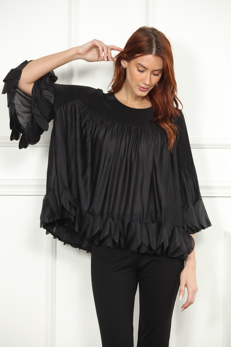 トップス graphic pleats tops Padel Pleated Top – Zero Degrees Celsius