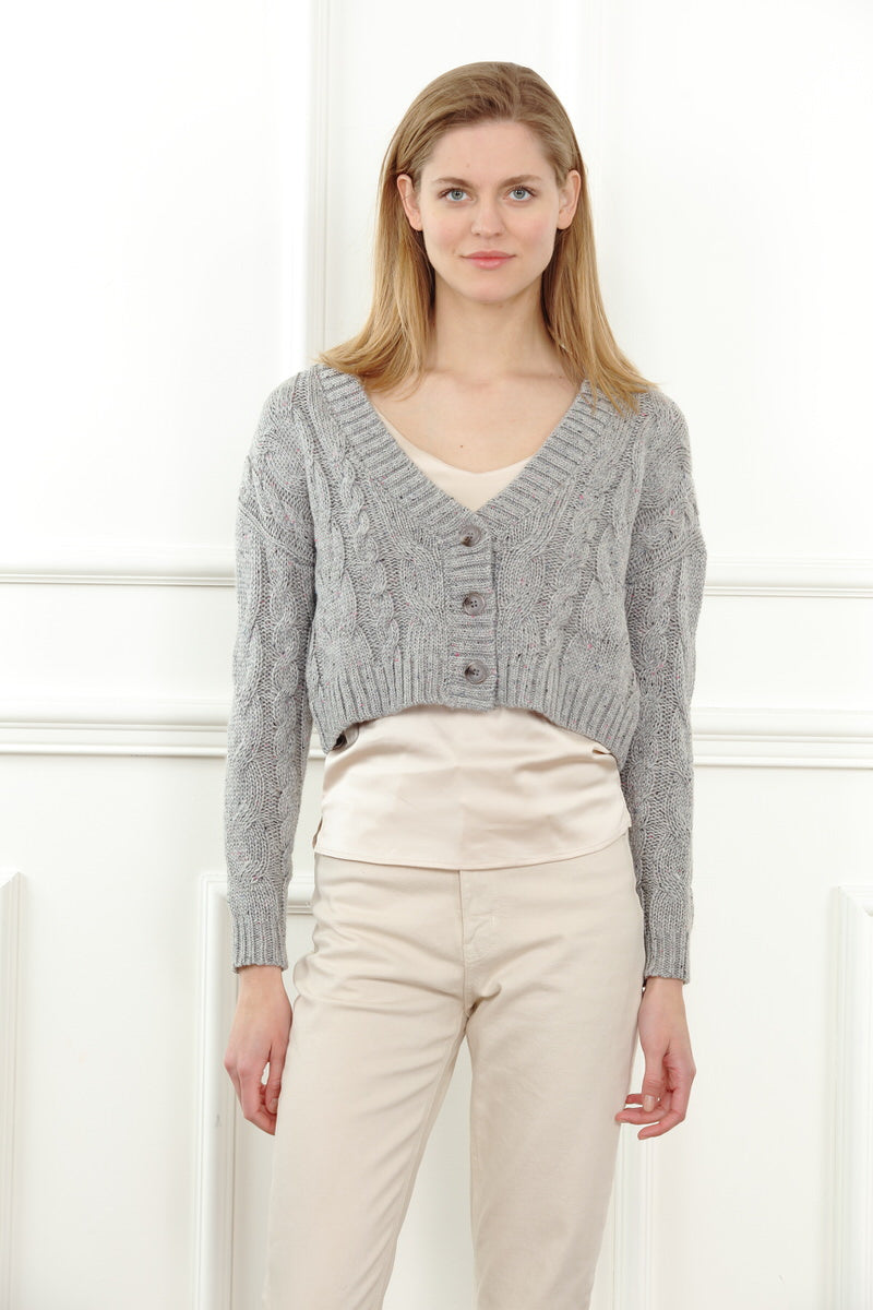 Mau Cable Cardigan Sweater