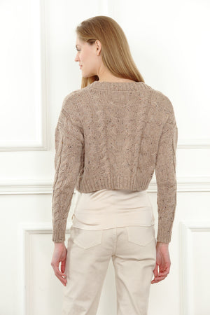 Mau Cable Cardigan Sweater