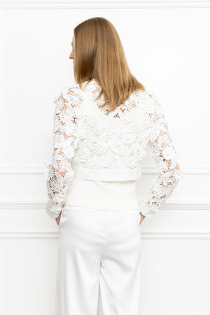 3D Floral Lace Jacket