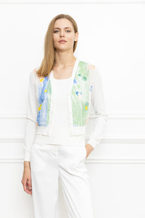 Water Color Print Cardigan