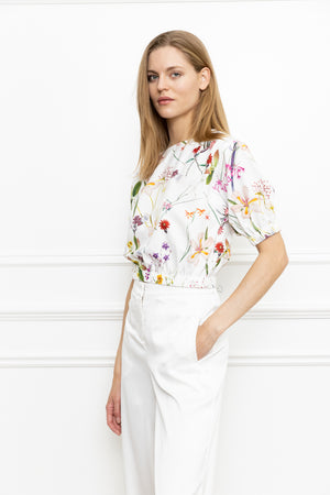 Floral Print Crop Top