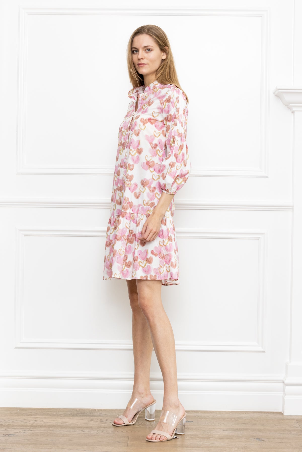 Heart Print Dress