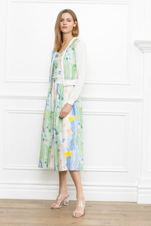 Water Color Print Dress