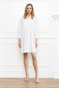 Emb. Shirt Dress