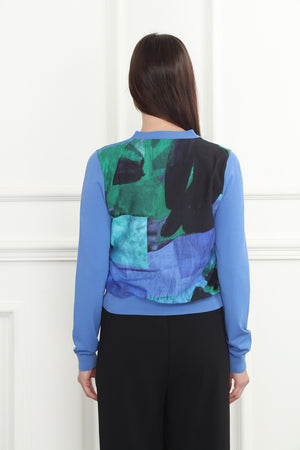 Mix Media Water Color Cardigan
