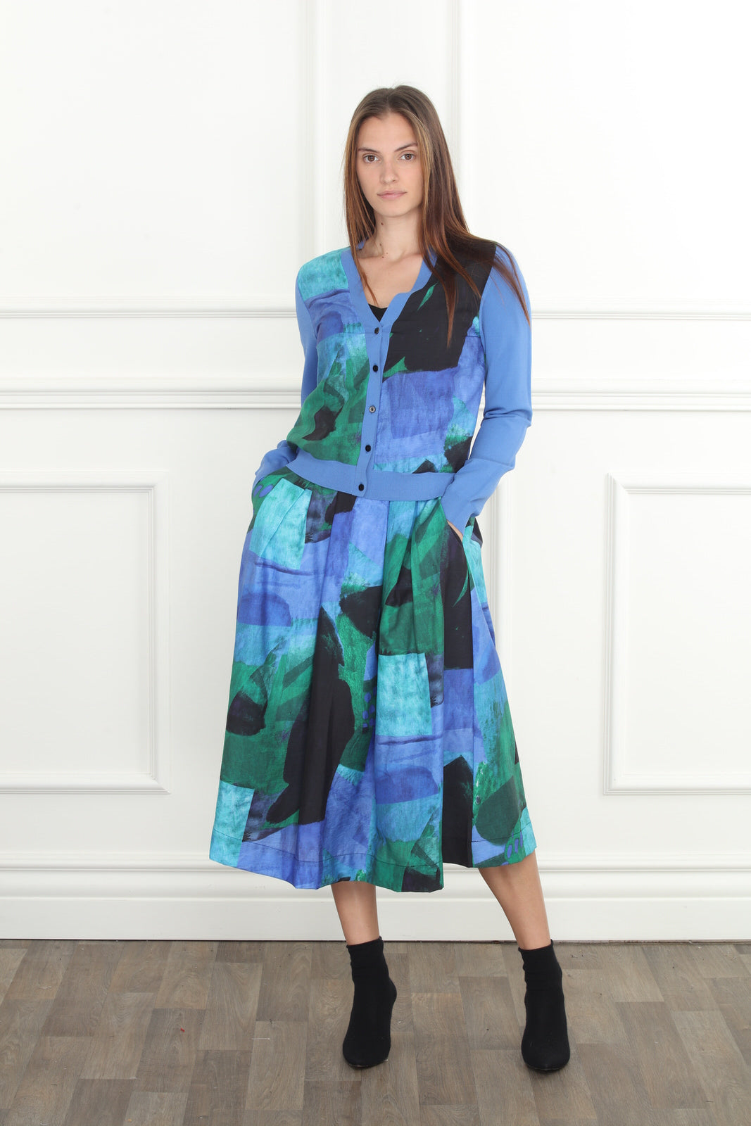 Water Color Full Skirt