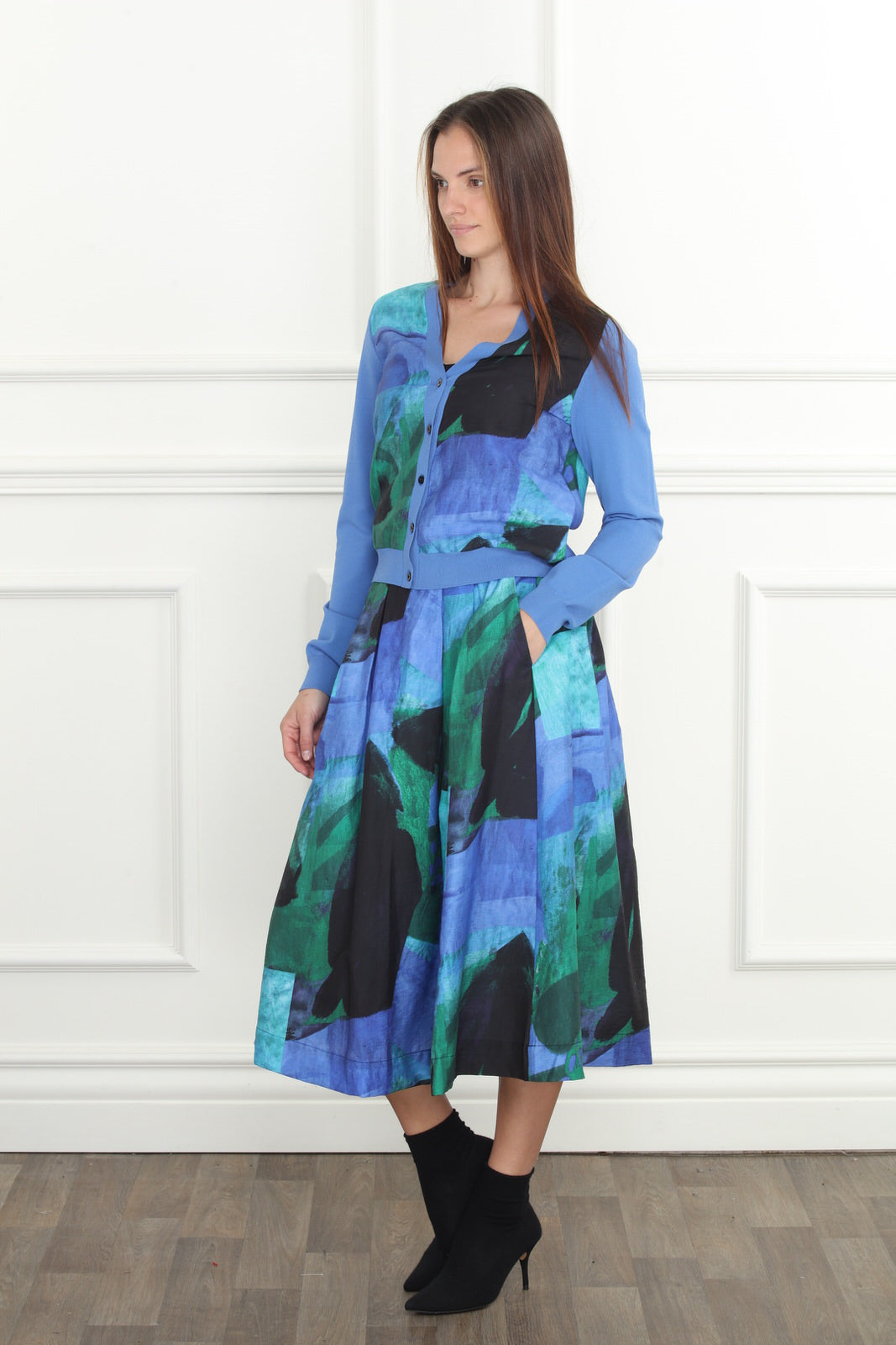 Water Color Full Skirt