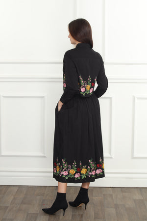 Floral Emb. Skirt