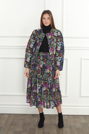 Print Quilted Jacket
