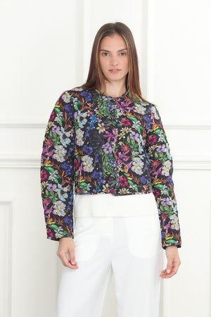 Print Quilted Jacket