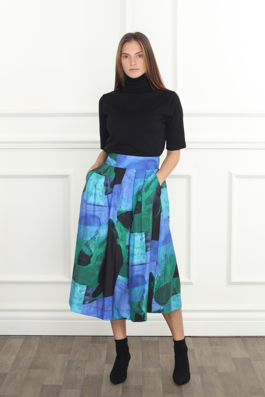 Water Color Full Skirt