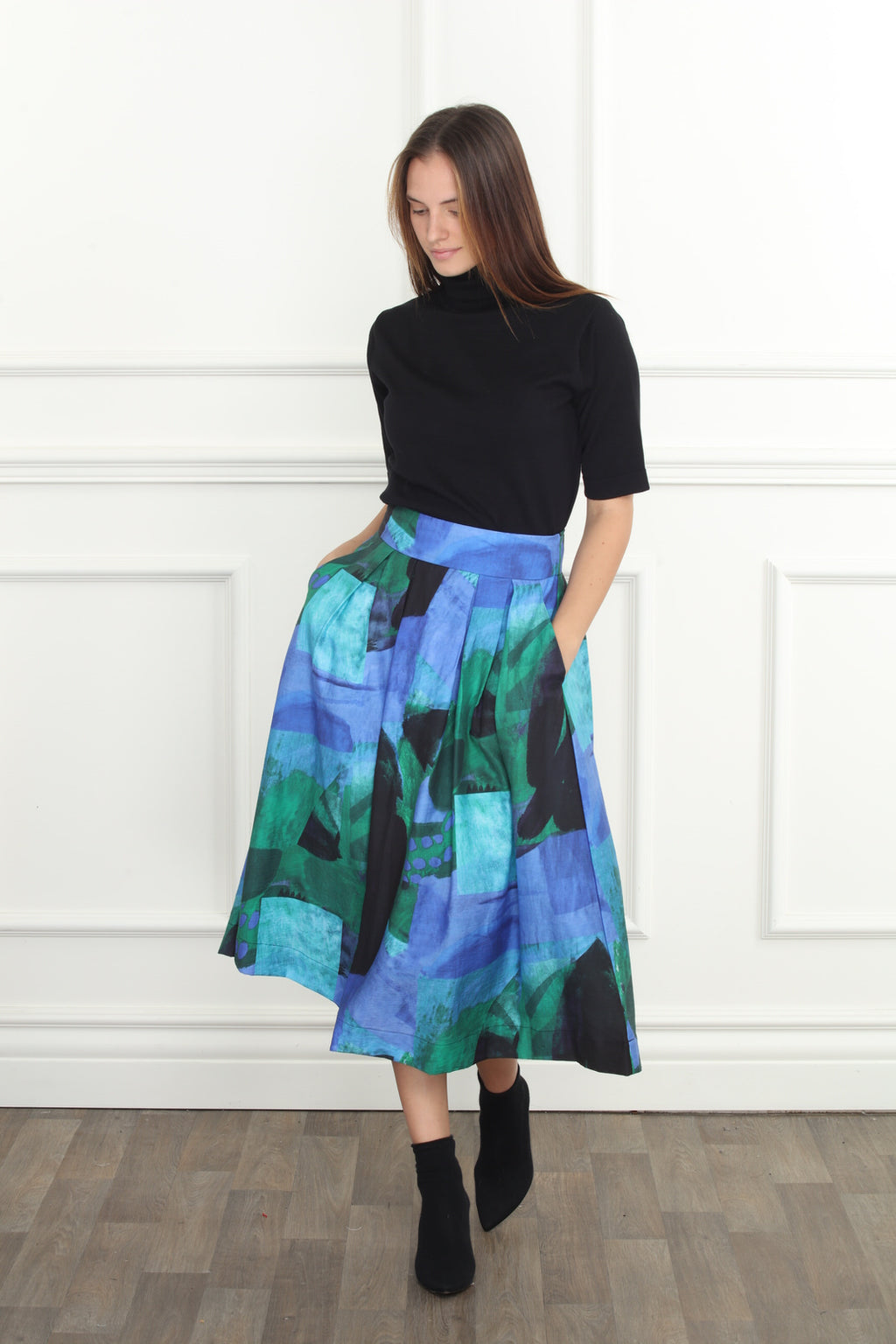 Water Color Full Skirt