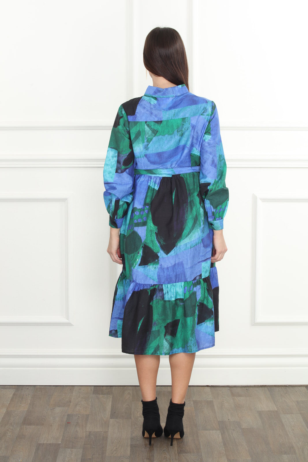Water Color Midi Dress