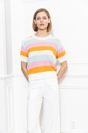 Multi Color Stripe Sweater