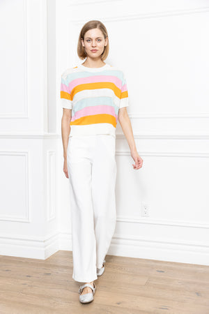 Multi Color Stripe Sweater