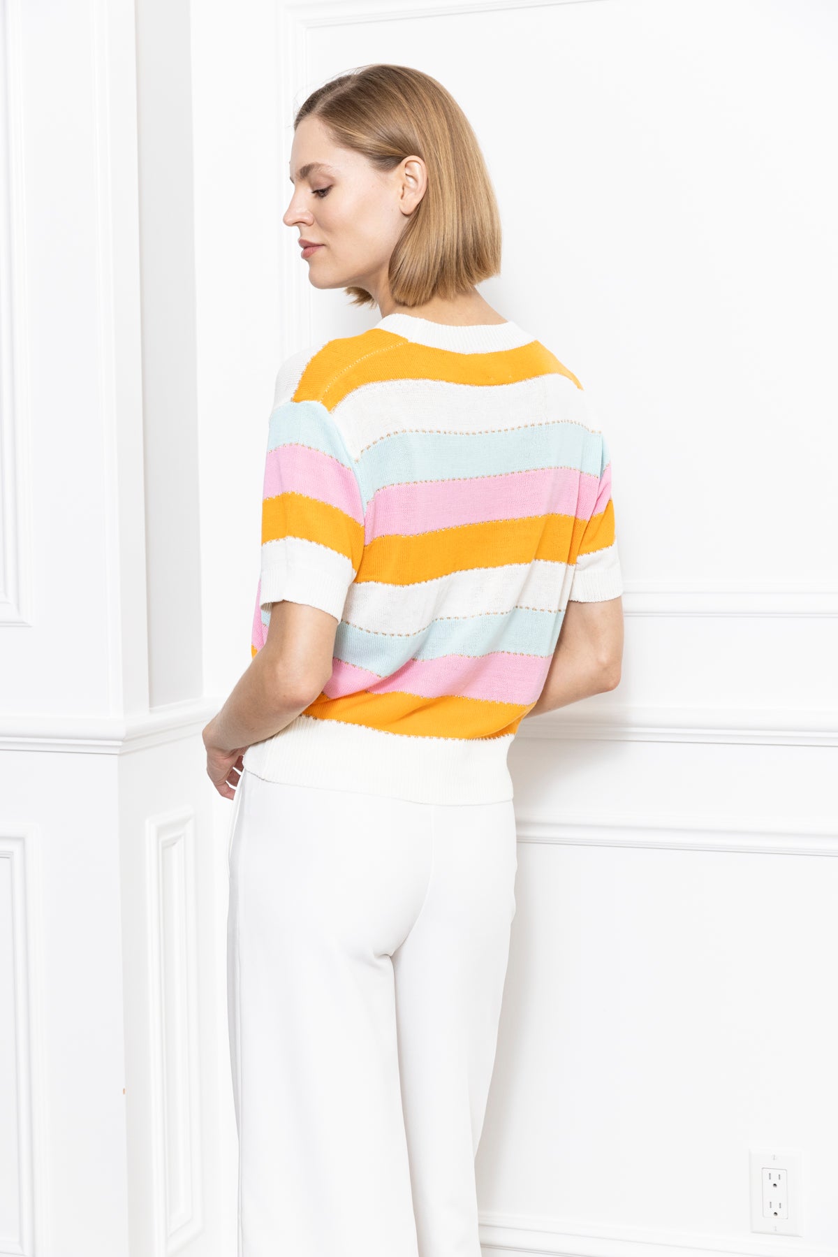 Multi Color Stripe Sweater