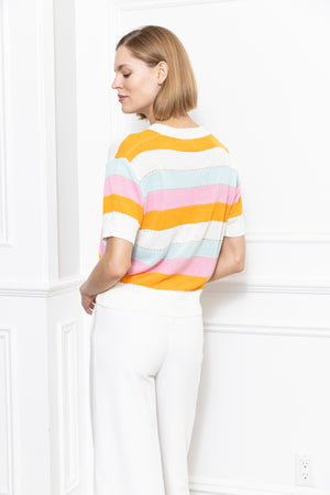 Multi Color Stripe Sweater