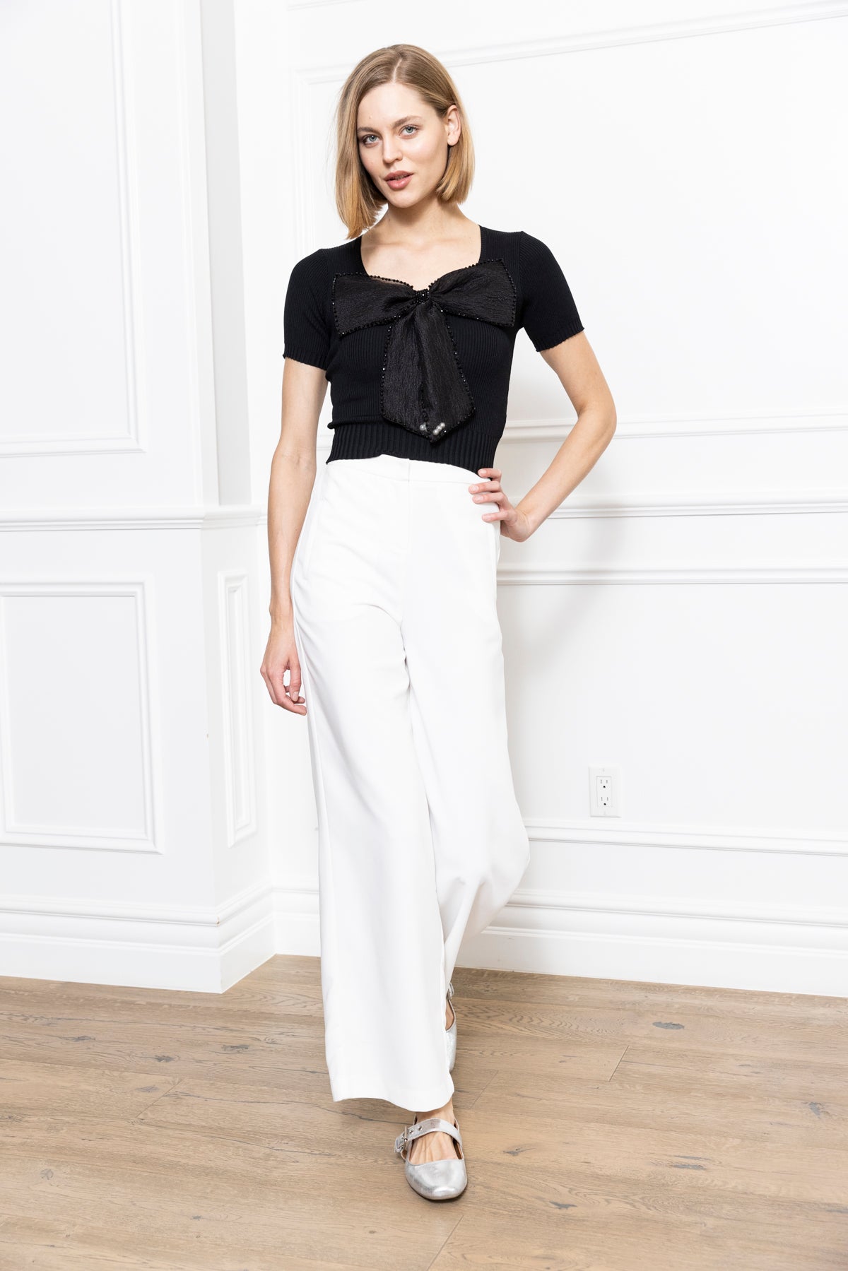 Front Bow Sweater