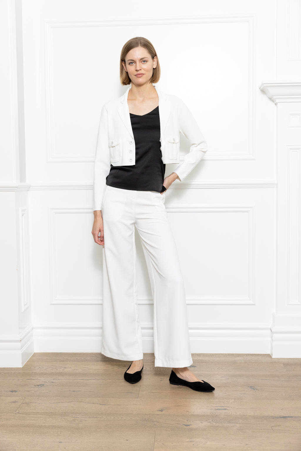 Jewel Button Knit Jacket