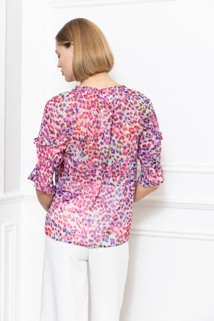 Leopard Print Blouse