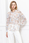 Marble Print Blouse