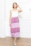 Leopard Print Mix Pattern Skirt