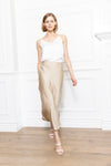 Satin Midi Skirt
