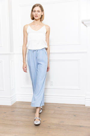 Denim Wide Leg Pants