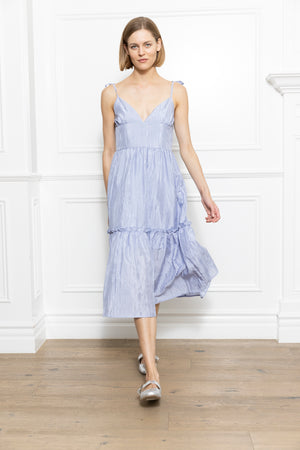 Crinkle Midi Dress