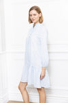 Lace Applique Shirt Dress