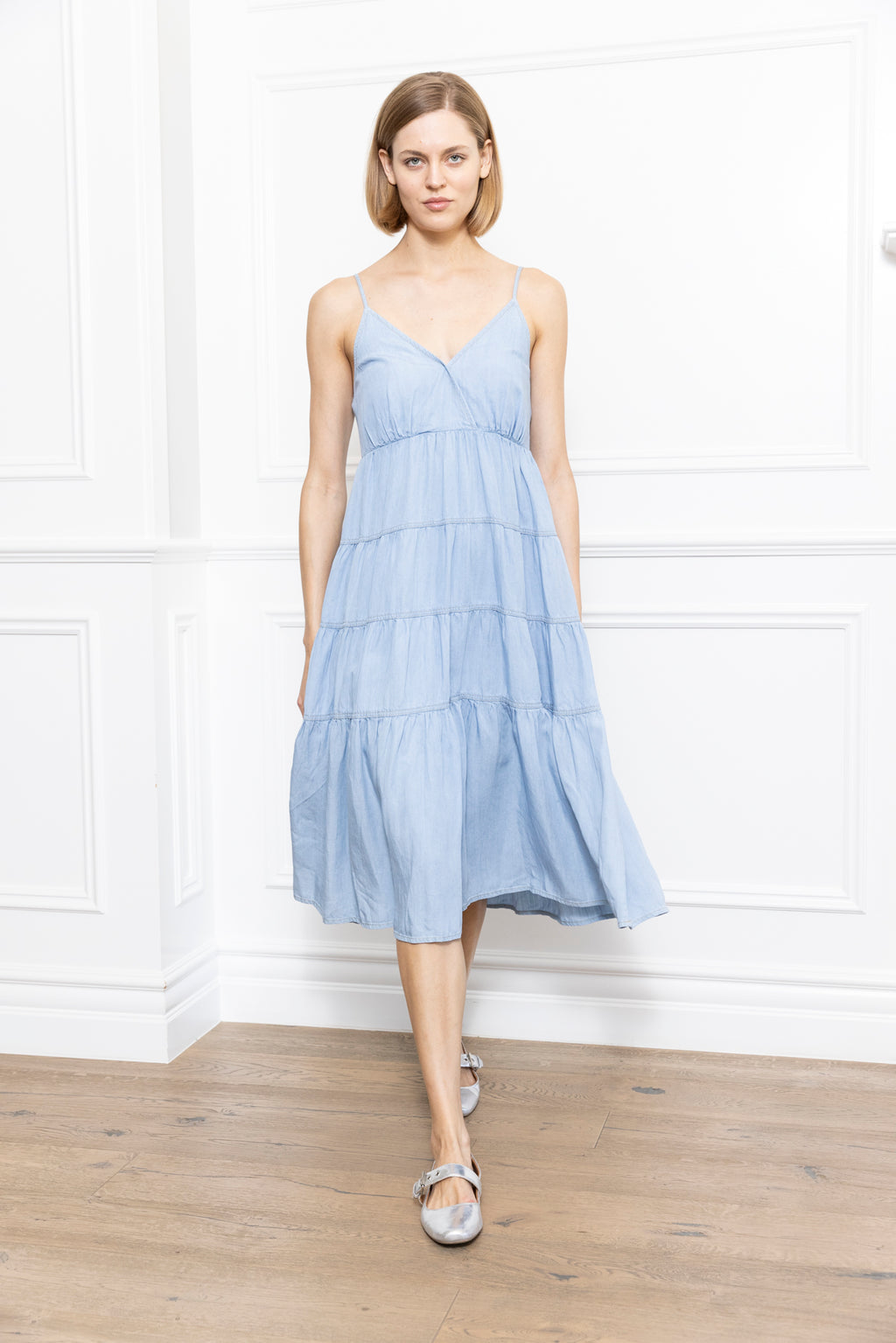 Denim Midi Dress