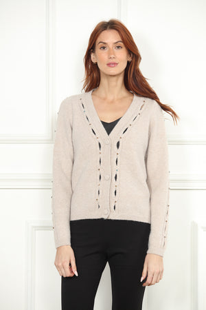 Cable Stone Cardigan