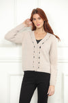 Cable Stone Cardigan