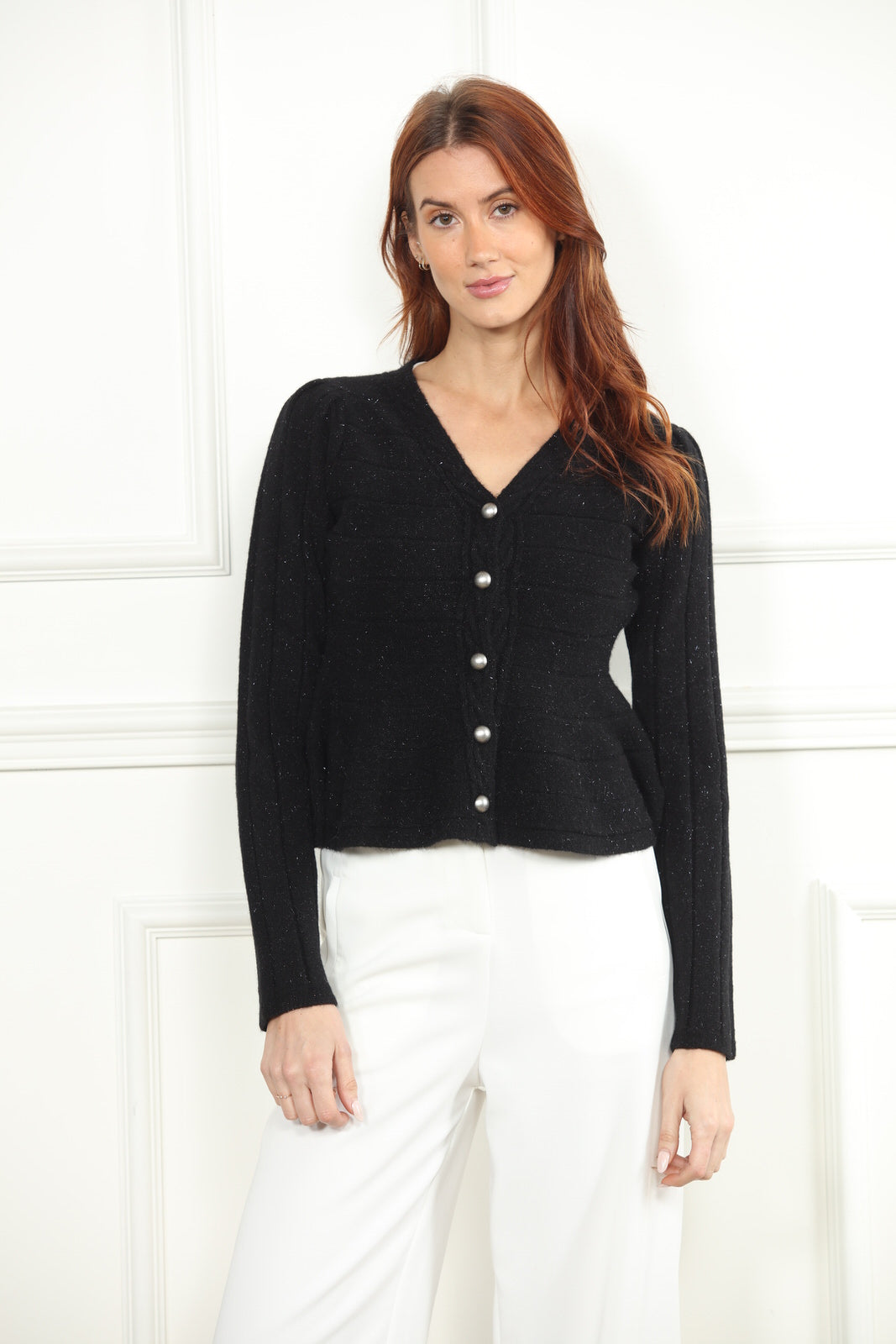Shimmer Sweater Cardigan