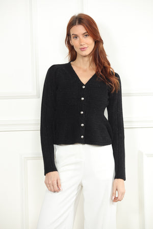 Shimmer Sweater Cardigan