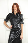 Faux Leather Jacket