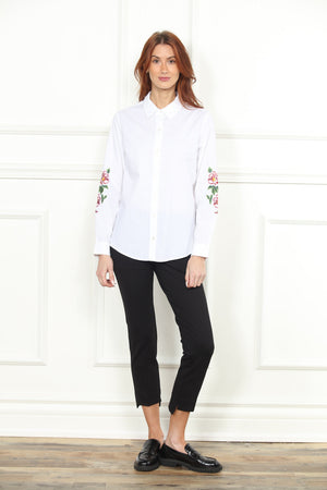 Emb Floral Shirt
