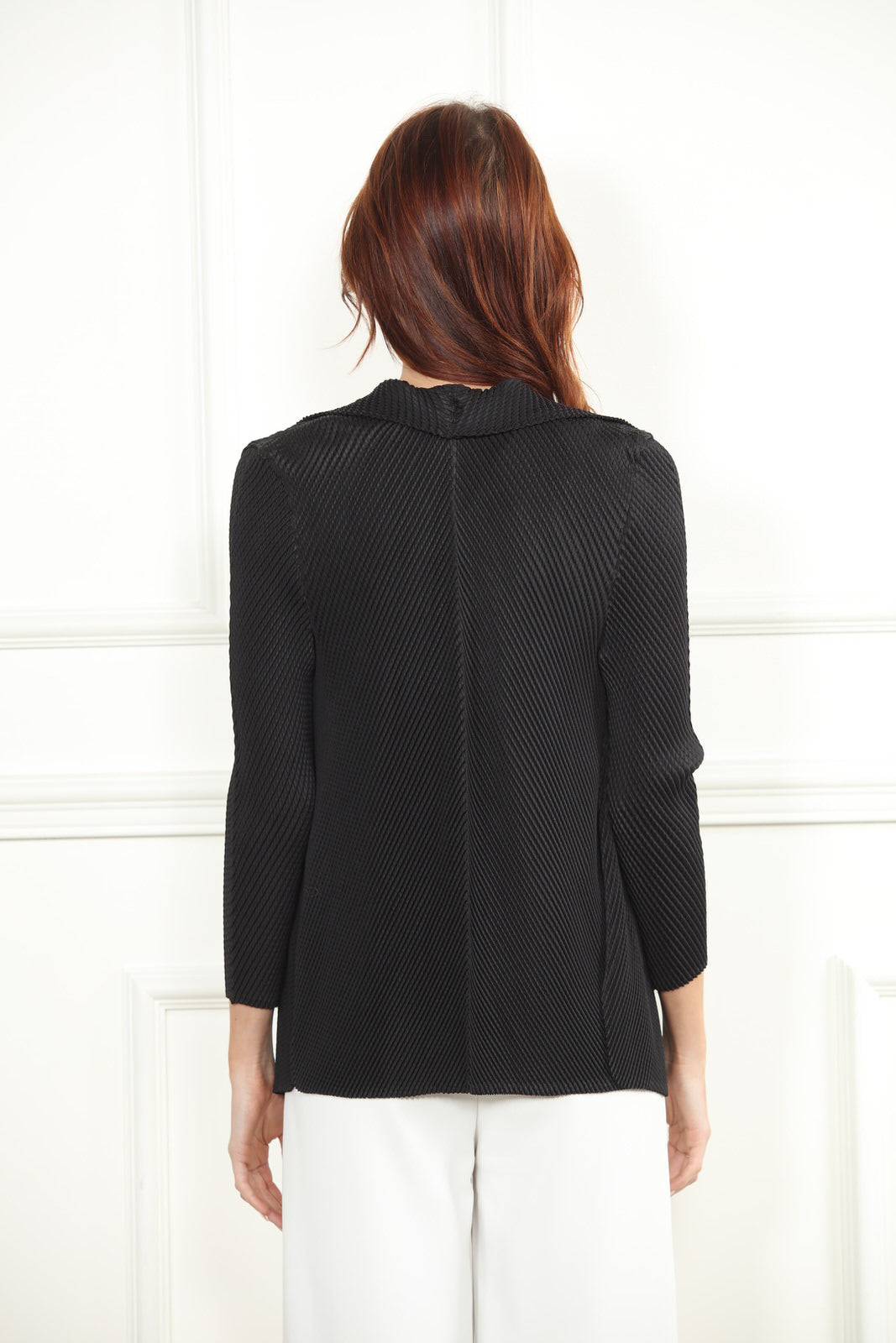 Pleated Blazer