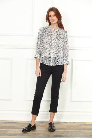 Snake Print Blouse