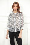 Snake Print Blouse