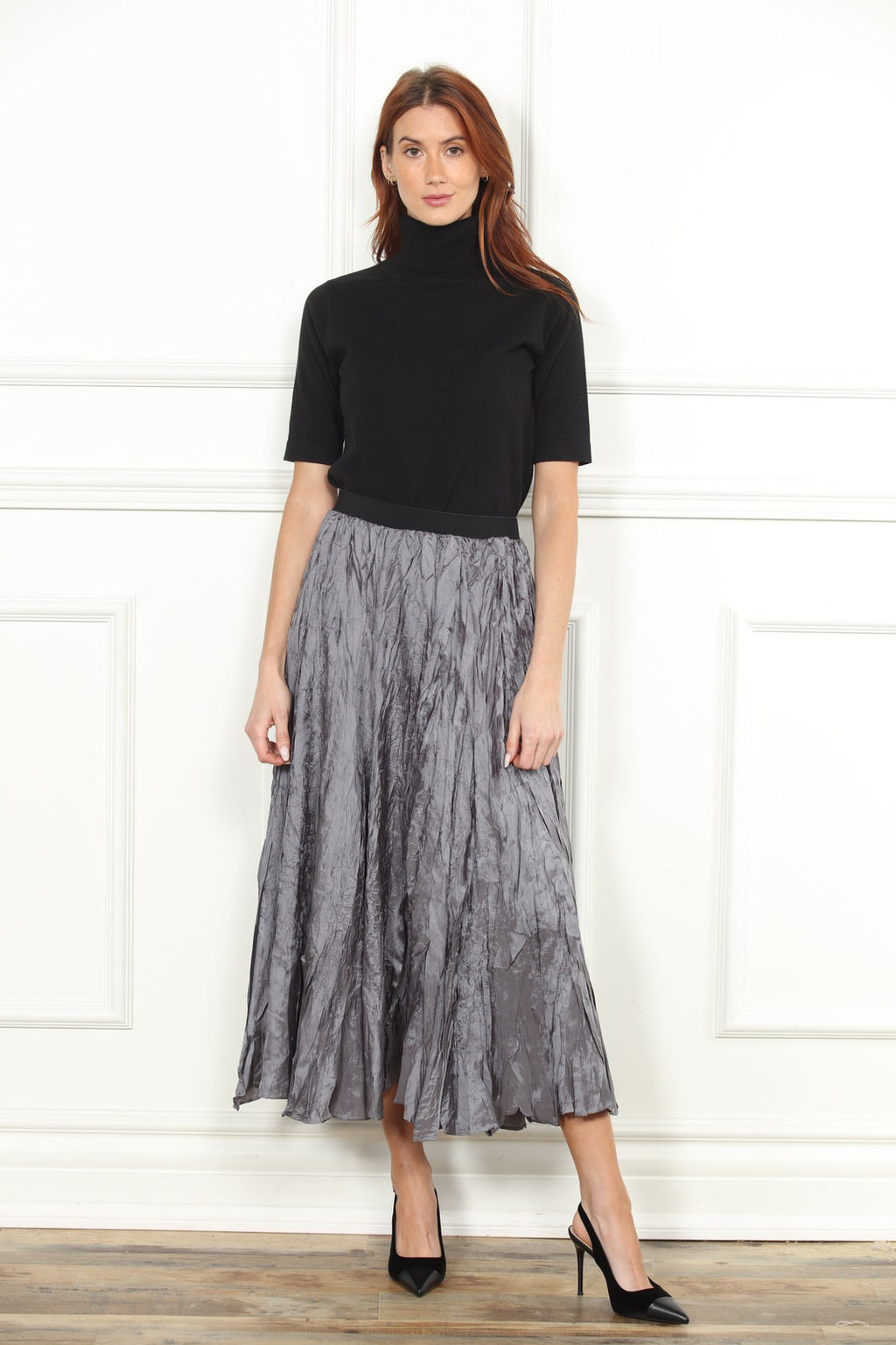 Luxe Crinkle Skirt