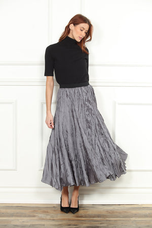 Luxe Crinkle Skirt