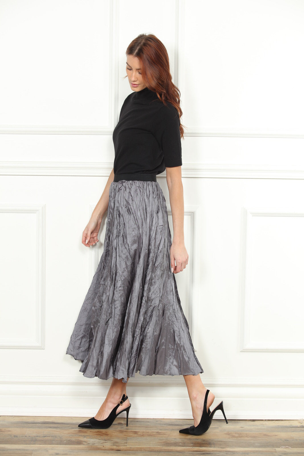 Luxe Crinkle Skirt