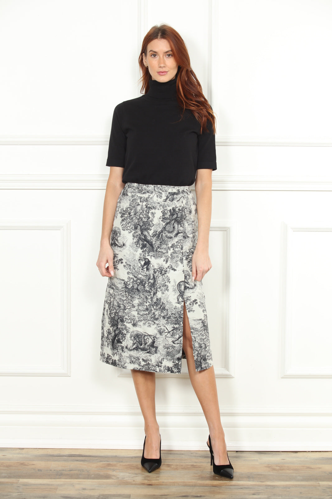 French Toile Skirt