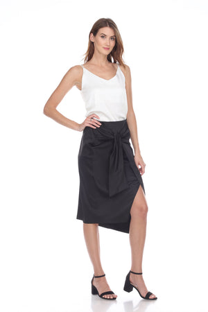 Wrap Skirt with Bow