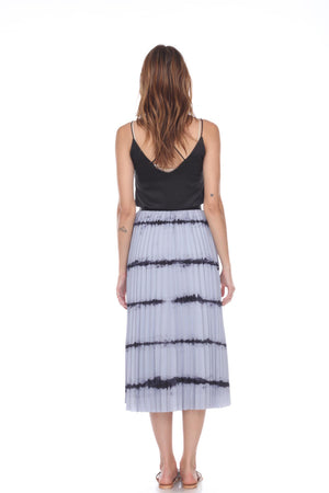 Tie Dye Pleated Skirt