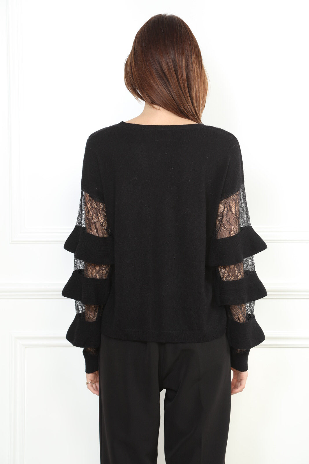 Lace Bell Sleeve Sweater