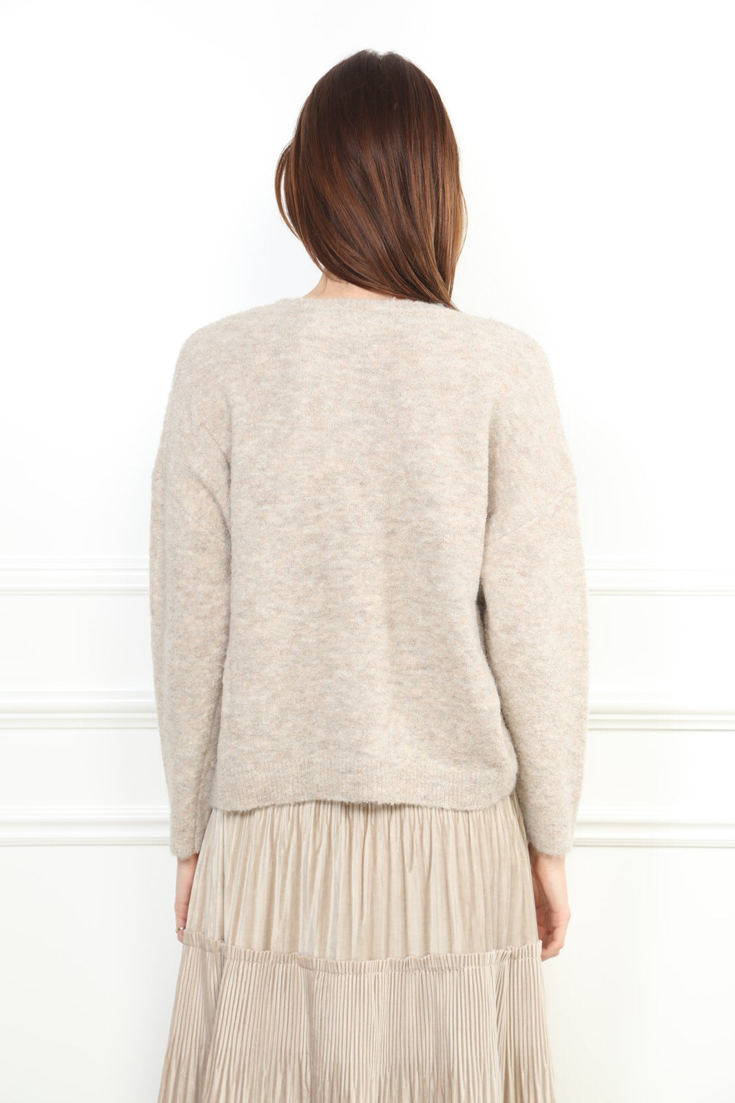 Pin Sweater with Ruching