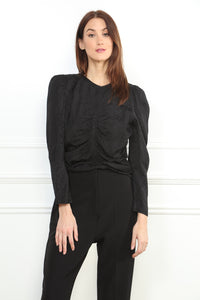 Silky Puff Sleeve Blouse